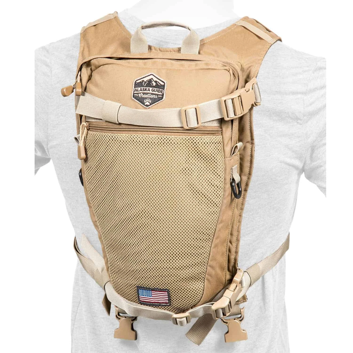 Alaska Guide Creations Stalker Hydration Pack Coyote Brown STK-CB 3 Alaska Guide Creations Stalker Hydration Pack Coyote Brown STK-CB