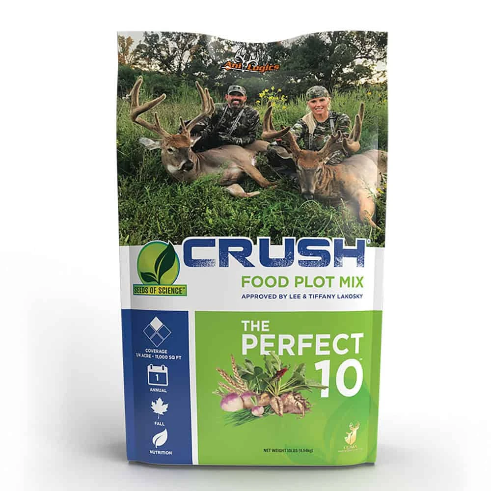 Ani-Logics Outdoors CRUSH The Perfect 10 10lb Bag (Plants 1/4 Acre) Food Plot Mix 24001 3 Ani-Logics Outdoors CRUSH The Perfect 10 10lb Bag (Plants 1/4 Acre) Food Plot Mix 24001
