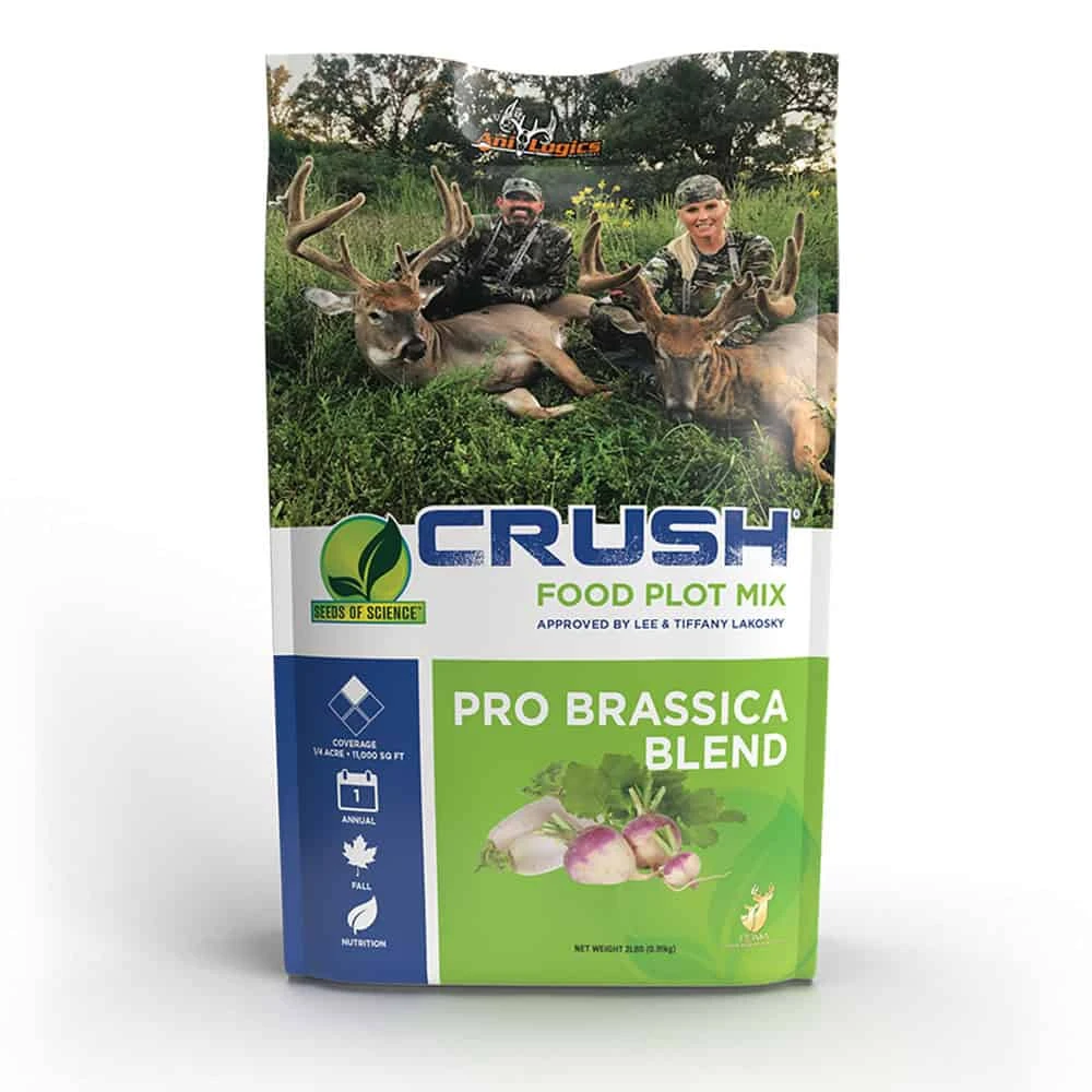 Ani-Logics Outdoors CRUSH Pro Brassica Blend 2lb Bag (Plants 1/4 Acre) Food Plot Mix 24003 3 Ani-Logics Outdoors CRUSH Pro Brassica Blend 2lb Bag (Plants 1/4 Acre) Food Plot Mix 24003