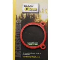 Black Gold Bowsights Sight Ring W/ Level 1 3/4″ Red 16SRR