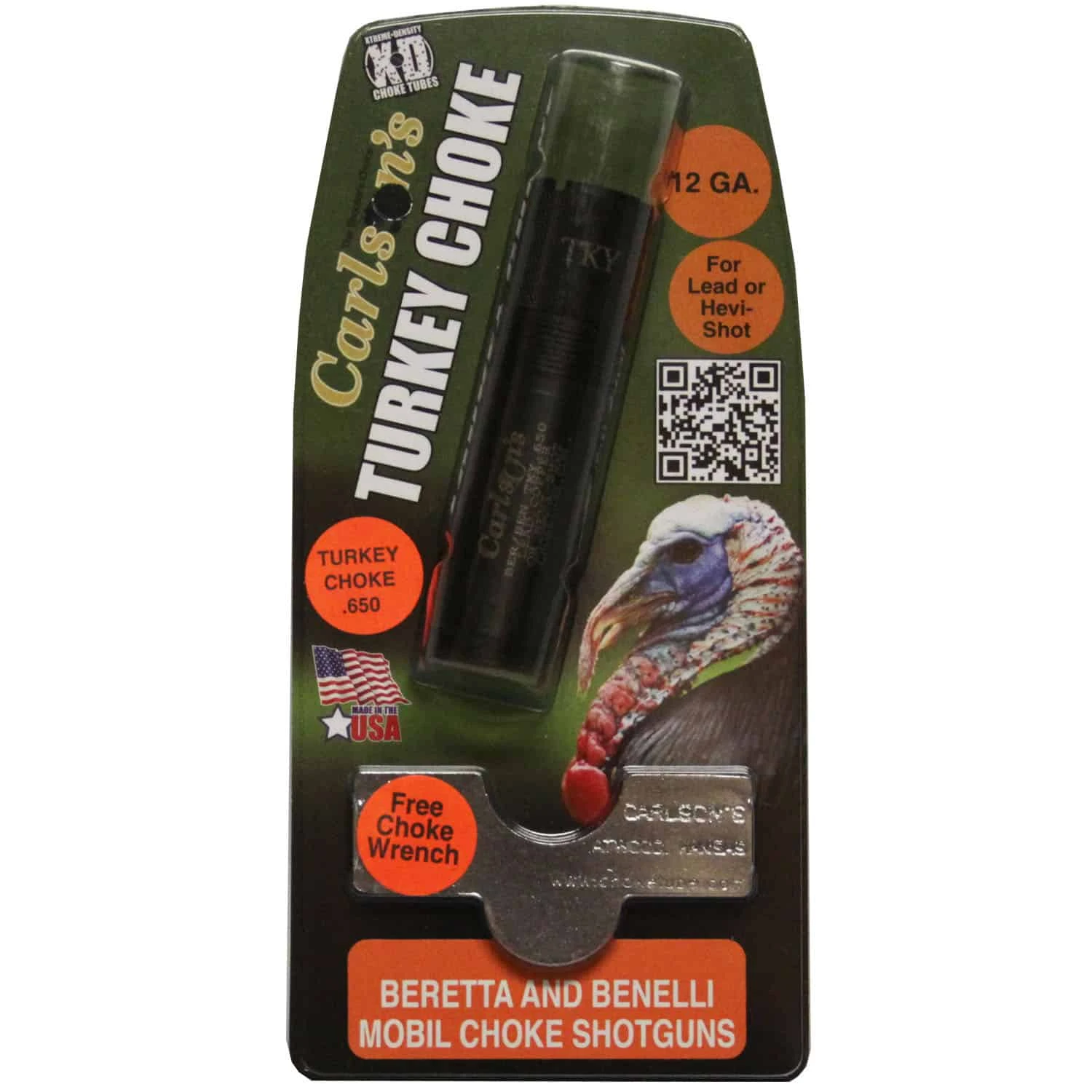 Carlson’s Choke Tubes BERETTA BENELLI MOBIL EXTENDED TURKEY CHOKE TUBES 12GA .650 19591 4 Carlson’s Choke Tubes BERETTA BENELLI MOBIL EXTENDED TURKEY CHOKE TUBES 12GA .650 19591 - Image 2