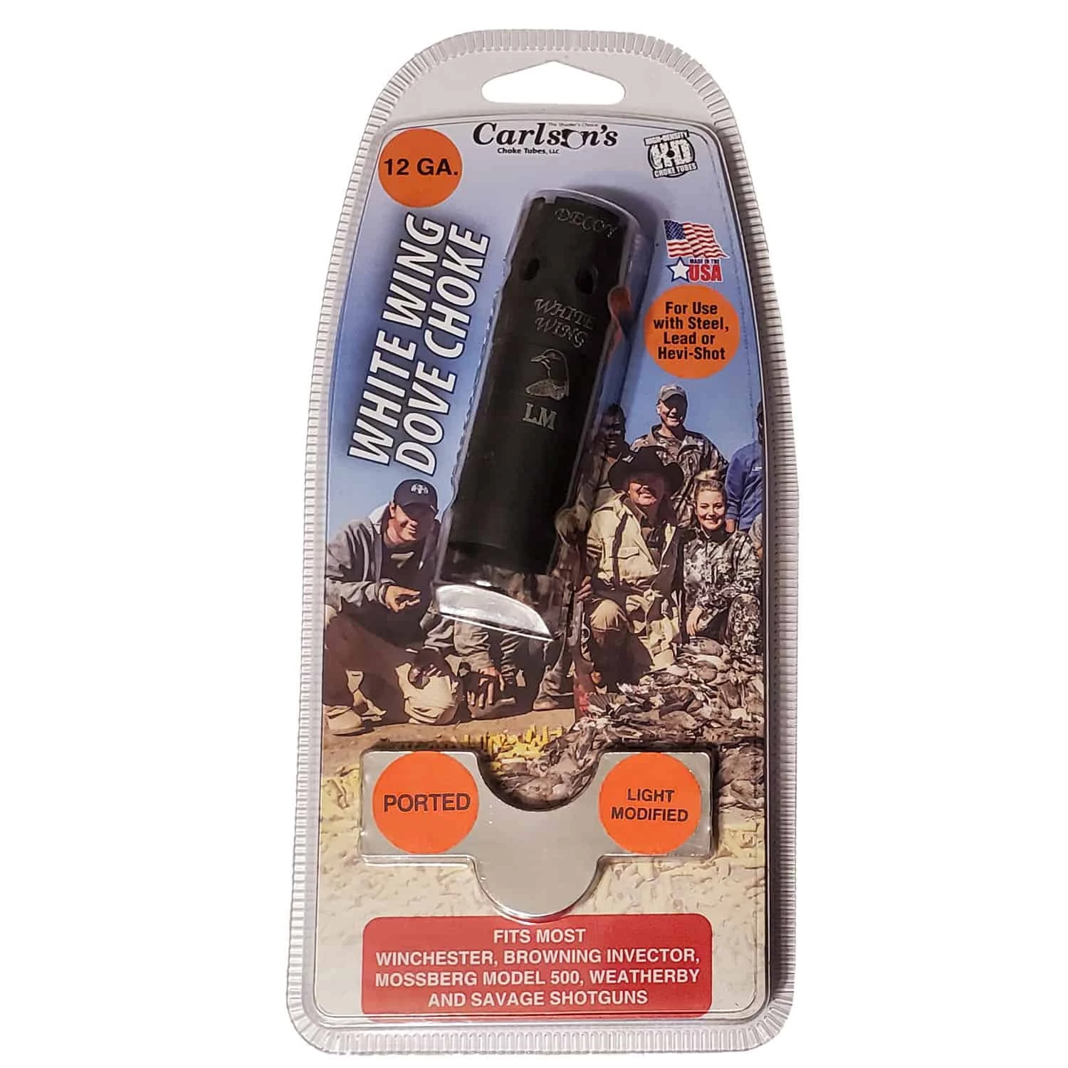 Carlson’s Choke Tubes WINCHESTER -BROWNING INV -MOSSBERG 500 WHITE WING DOVE Decoy Ported Choke Tube 12GA .715 37500 4 Carlson’s Choke Tubes WINCHESTER -BROWNING INV -MOSSBERG 500 WHITE WING DOVE Decoy Ported Choke Tube 12GA .715 37500 - Image 2