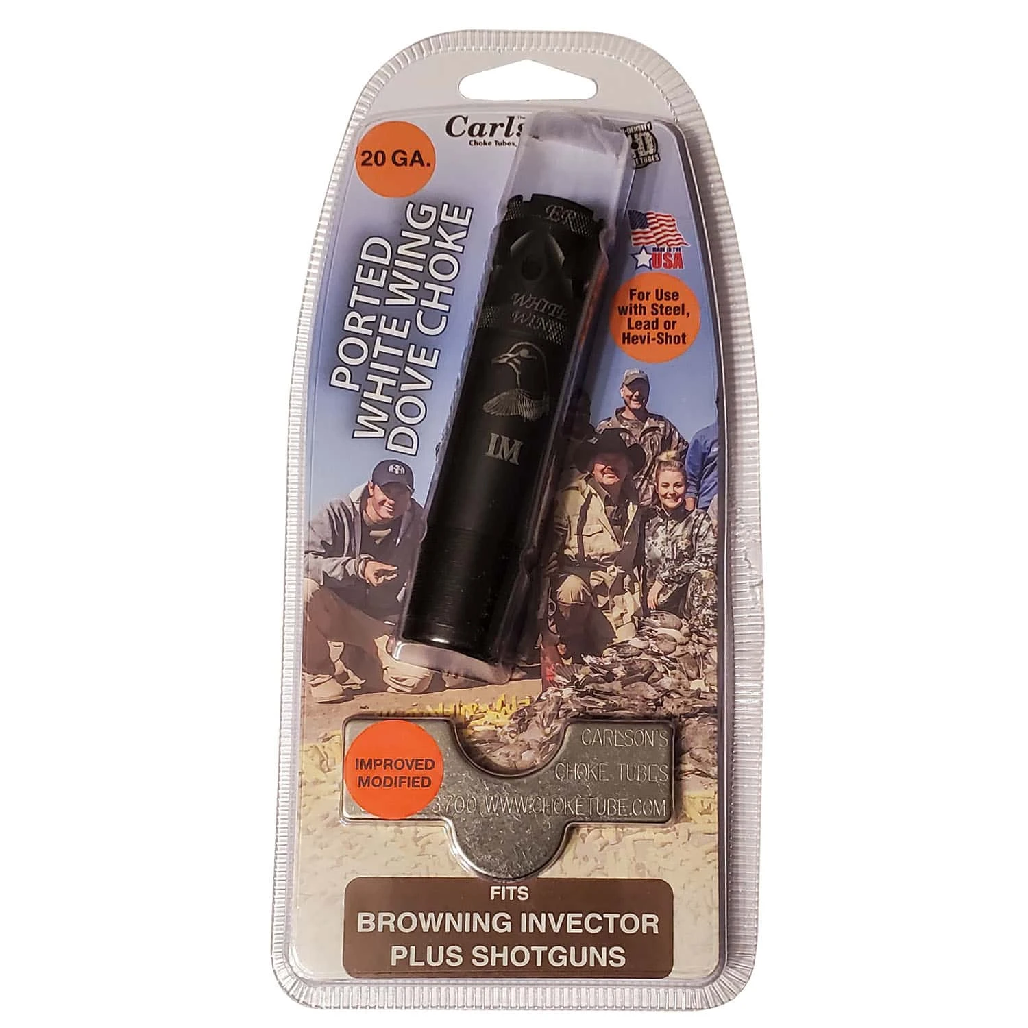 Carlson’s Choke Tubes White Wing Dove Browning Invector Plus ER Ported Extreme Range 12GA .715 37507 4 Carlson’s Choke Tubes White Wing Dove Browning Invector Plus ER Ported Extreme Range 12GA .715 37507 - Image 2