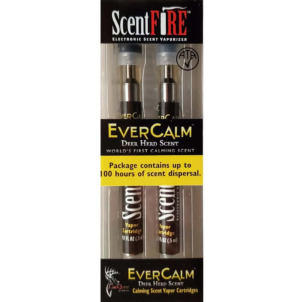Conquest Scents ScentFIRE EverCalm Refill Cartridges 2 Pack 160157 3 Conquest Scents ScentFIRE EverCalm Refill Cartridges 2 Pack 160157