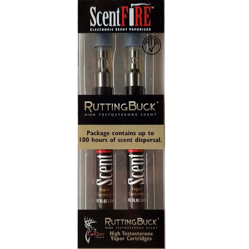 Conquest Scents ScentFIRE RuttingBuck Testosterone Refill Cartridges 2 Pack 160188 3 Conquest Scents ScentFIRE RuttingBuck Testosterone Refill Cartridges 2 Pack 160188