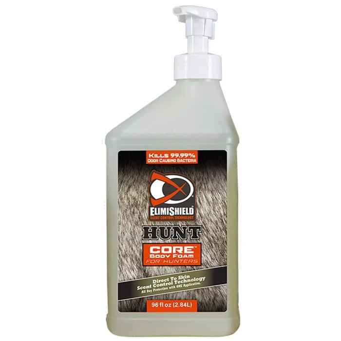 ElimiShield HUNT Core Body Foam Scent-Eliminating Sanitizer For Hunters 96oz (UNSCENTED) 3 ElimiShield HUNT Core Body Foam Scent-Eliminating Sanitizer For Hunters 96oz (UNSCENTED)
