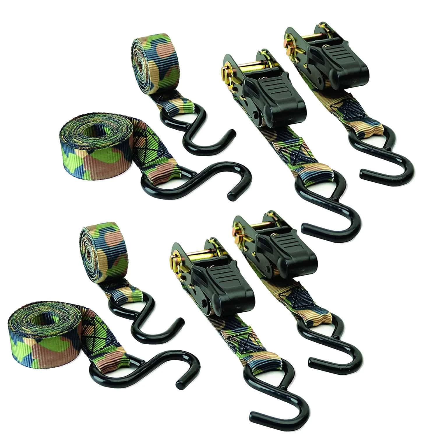 HME Products Camoufage Ratchet Tie Down 4 Pack HME-RS-4PK 3 HME Products Camoufage Ratchet Tie Down 4 Pack HME-RS-4PK