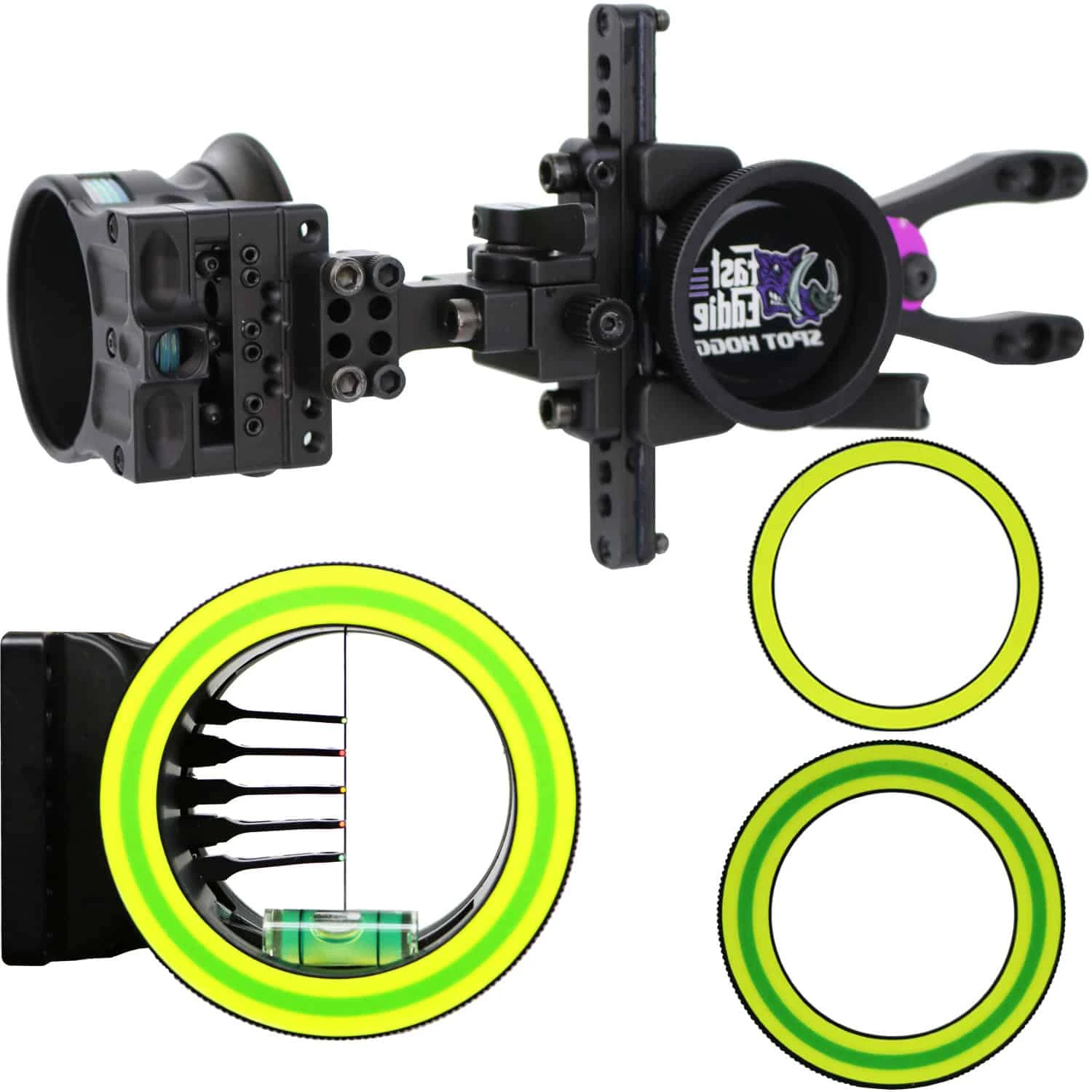 Spot Hogg Sight Fast Eddie MRT 5 Pin .019 Left Hand W/ Alignment Rings FE5LH19MRT 3 Spot Hogg Sight Fast Eddie MRT 5 Pin .019 Left Hand W/ Alignment Rings FE5LH19MRT