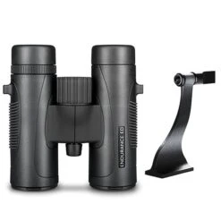 Hawke Optics Binocular Endurance ED 10×42 Black 36206 Combo Pack W/ Tripod Adapter (36206 & 64104)