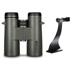 Hawke Optics Binocular Frontier ED X 10×42 Green 38412 Combo Pack W/ Tripod Adaptor (38412 & 64104)