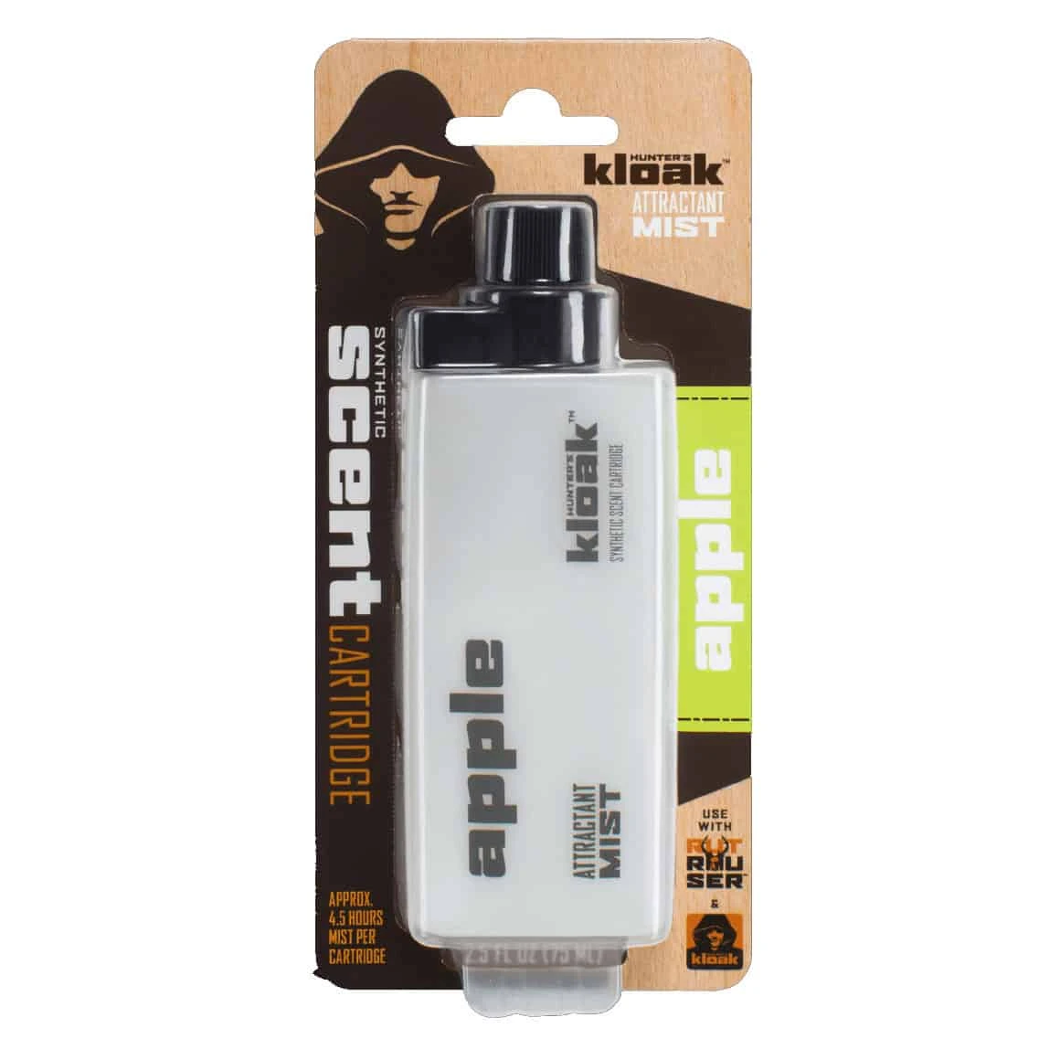 Hunters Kloak Scent Apple Attractant Cartridge 2.5oz 704 3 Hunters Kloak Scent Apple Attractant Cartridge 2.5oz 704
