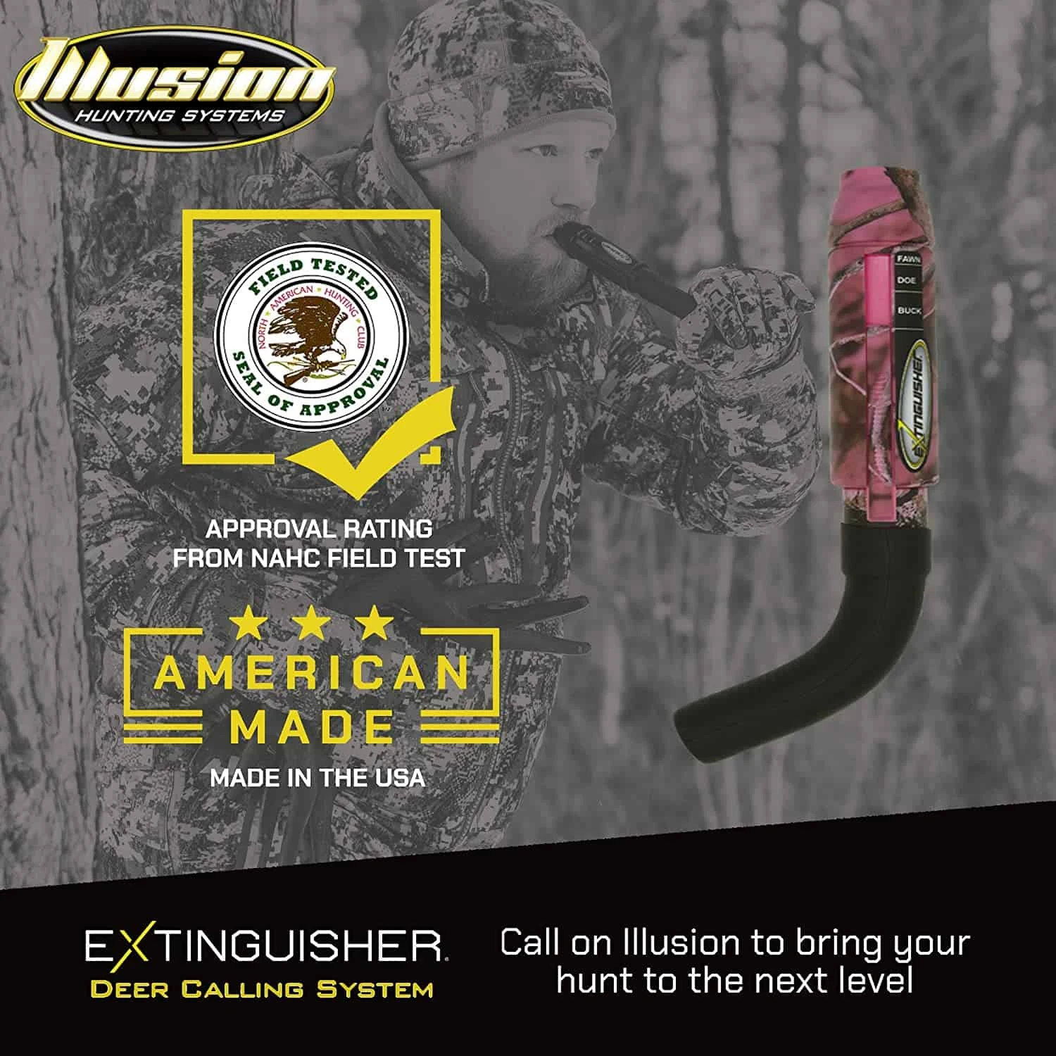 Illusion Game Call System Extinguisher Deer Call Pink 743 3 Illusion Game Call System Extinguisher Deer Call Pink 743