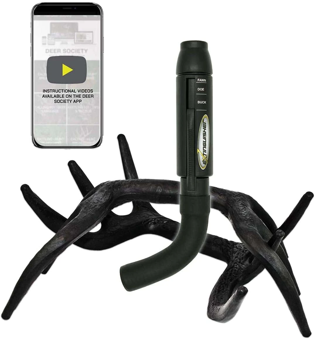 Illusion Game Call System Combo Extinguisher Deer Call Black Rack 3 Illusion Game Call System Combo Extinguisher Deer Call Black Rack