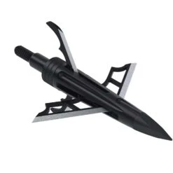 New Archery Products Broadhead Crossbow DK4 4 Blade 1 3/8″ Cut 125 Grain 3 Pack Mechanical NAP-60-DKX125