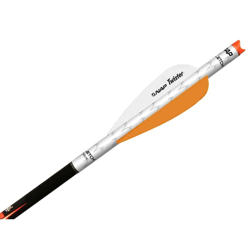 New Archery Products QuikFletch Quikspin Crossbow 3″ Vanes White/2 Orange 6 Pack NAP-60-671 3 New Archery Products QuikFletch Quikspin Crossbow 3″ Vanes White/2 Orange 6 Pack NAP-60-671