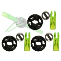TRUGLO Bowfishing Arrow Slides, Stops And Nocks 3 Pack TG147A1