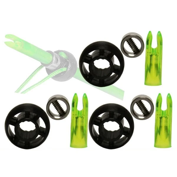 TRUGLO Bowfishing Arrow Slides, Stops And Nocks 3 Pack TG147A1 3 TRUGLO Bowfishing Arrow Slides, Stops And Nocks 3 Pack TG147A1